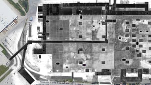 Large Facilitty Roof IR Image