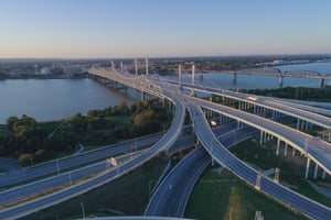 Bridges and Roads Aerial